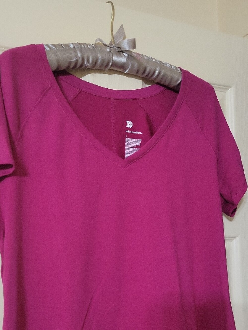 all in motion Deep Magenta Activewear Tee - Picture 2 of 5